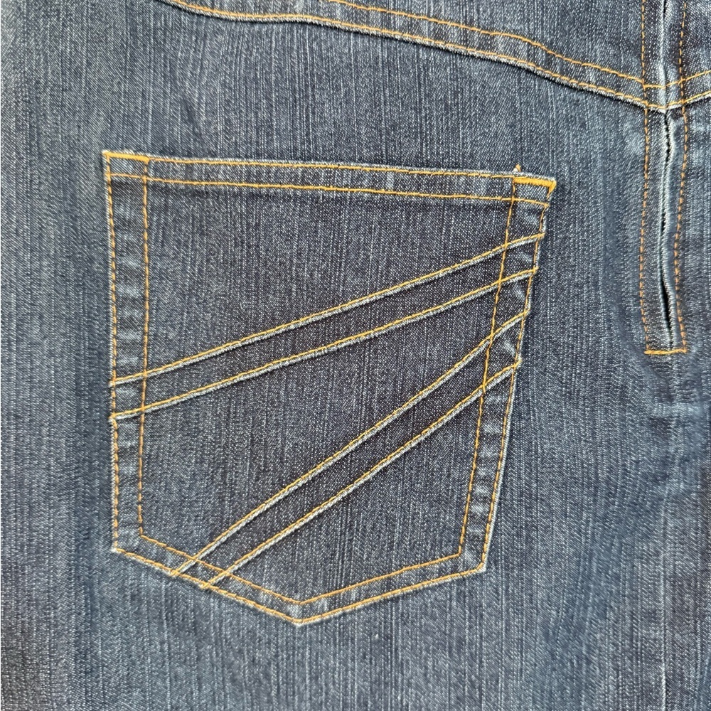 Classic Blue Denim Pencil Skirt - Picture 5 of 7